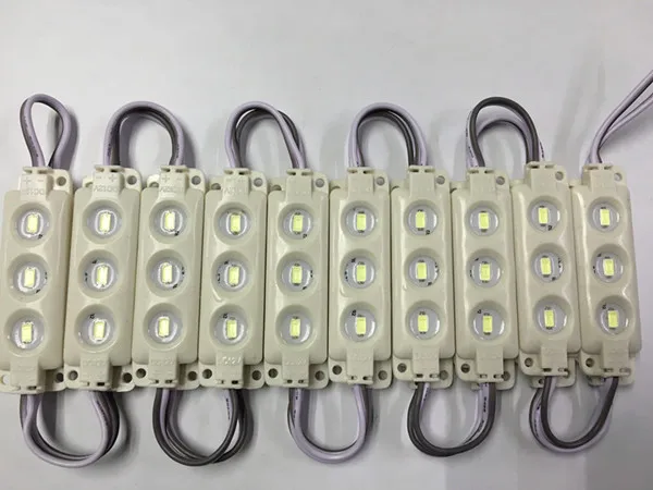 US $272.00 1000pcslot NEW 5630 5730 3LED injection led module 6819 12V Waterproof IP65 120degree15W whiteLED signshop banner