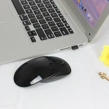 Портативные мини-ползунок, беспроводная мышь, беззвучные Игровые Мыши для ПК, компьютерные аксессуары для ноутбуков, NK-Shopping