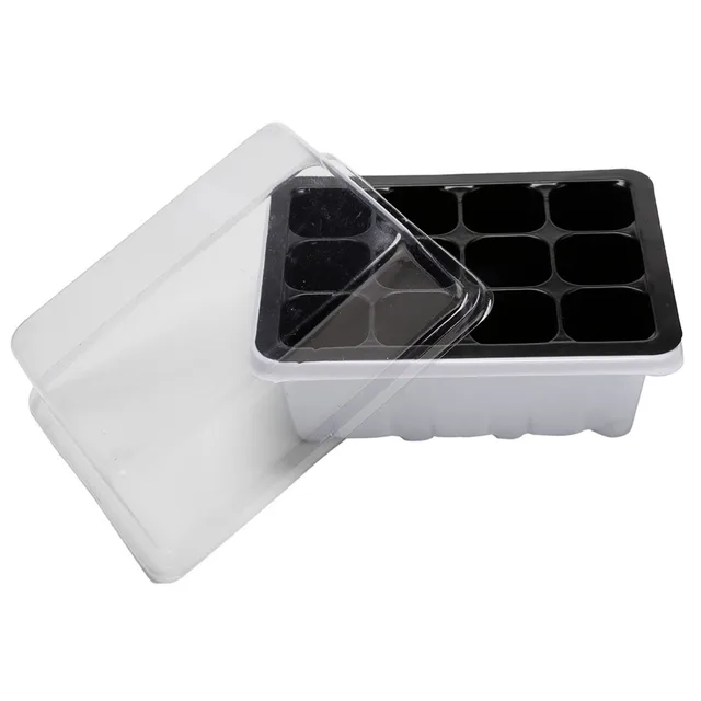 Durable 12 Cells Hole Nursery Pots Plant Seeds Grow Box Tray Insert Propagation Seeding Case Flower pot plug plant trays