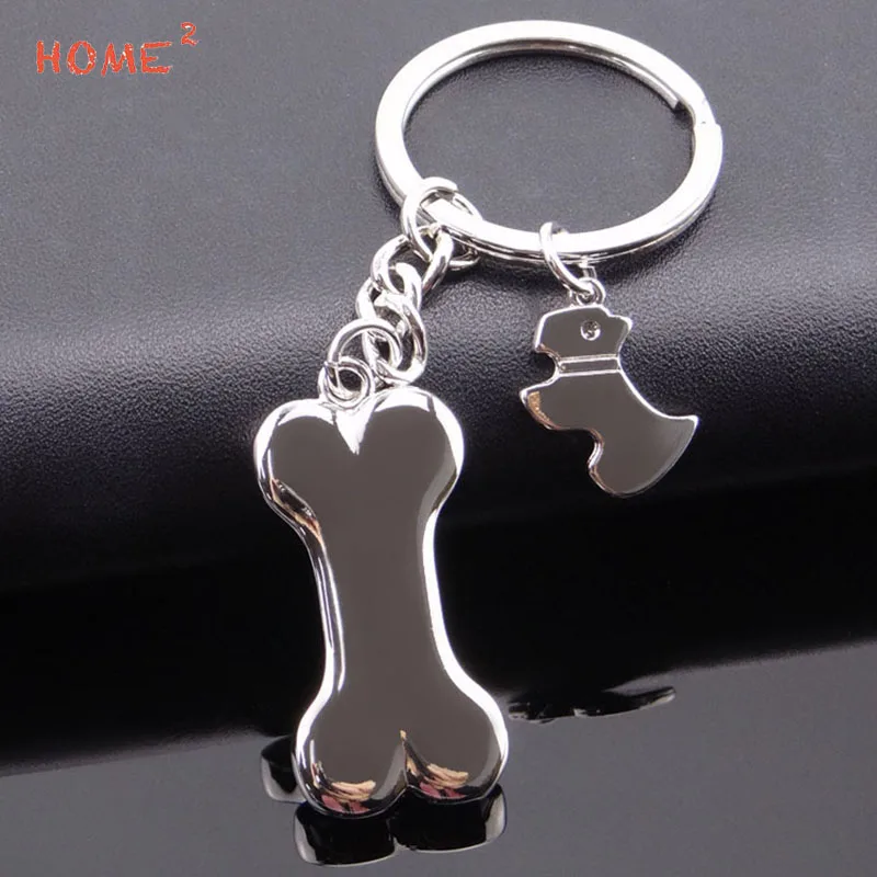 

Car Styling Dog Bone Keychain Key Ring Auto Motorcycle Holder for LADA Subaru Suzuki Volvo Abarth Buick Cadillac Chrysler Jaguar