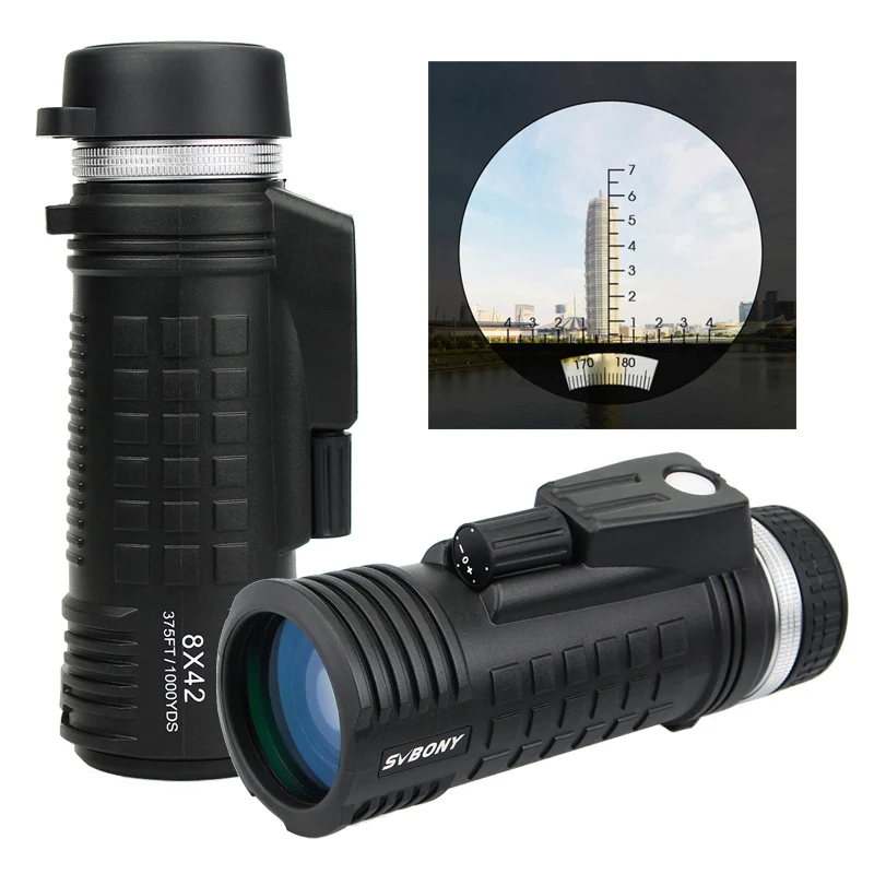 SVBONY 8x42 Monocular Telescope Built in Compass