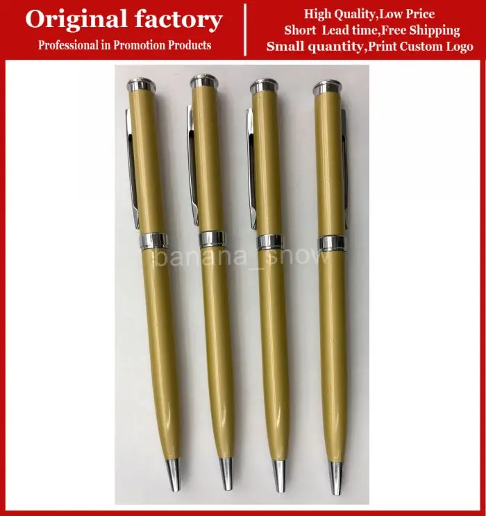 Wholesale hot sale good quality advertising metal pens metal ball pen supplierin Banner Pens