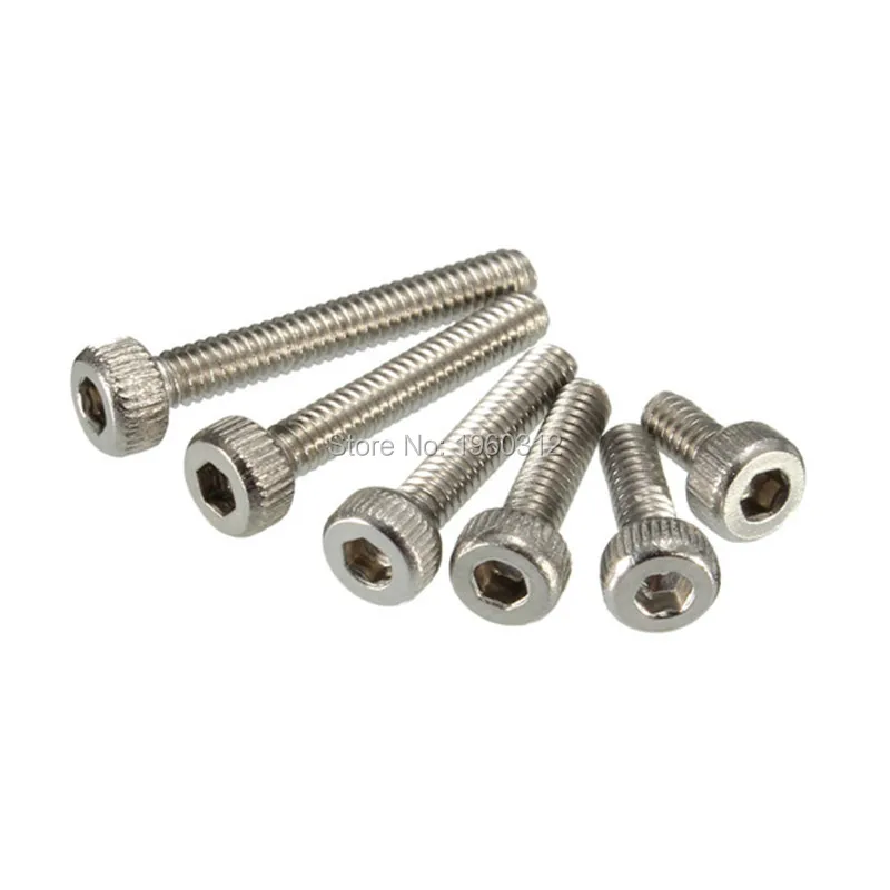 180 шт./компл. M2 * 4 / 6 8 10 12 16 мм винт с шестигранной головкой из нержавеющей стали