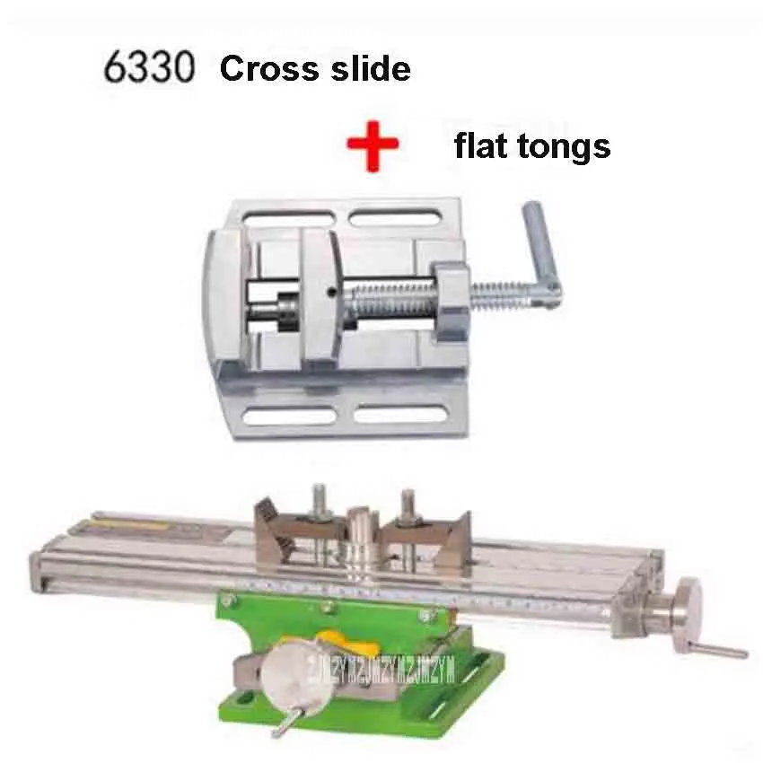 BG-6330 мини крестовый стол микро фрезерный станок высокого качества Многофункциональный прецизионный поперечный скользящий верстак(330*95 мм
