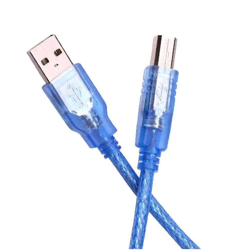 Кабель для принтера USB 2,0 type A Male to B Male, короткий кабель для принтера, концентратор USB, картридж с жестким диском 25 см, 1,8 м, 6 футов, 3 м, 5 м, 15 футов