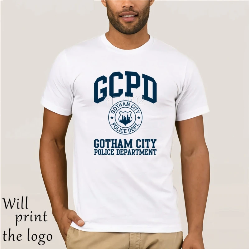 Gotham City Police beads Мужская футболка t-Gcpd Gordon Comic Book ТВ-шоу футболка с коротким рукавом мужская футболка Топы лето Gotham City Police beads Мужская футболка t-Gcpd Gordon Comic Book ТВ-шоу футболка с коротким рукавом мужская футболка Топы лето