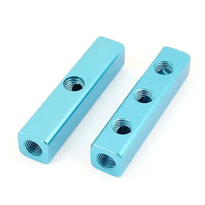 air way manifold splitter bsp block compressor hose inline pipe pcs