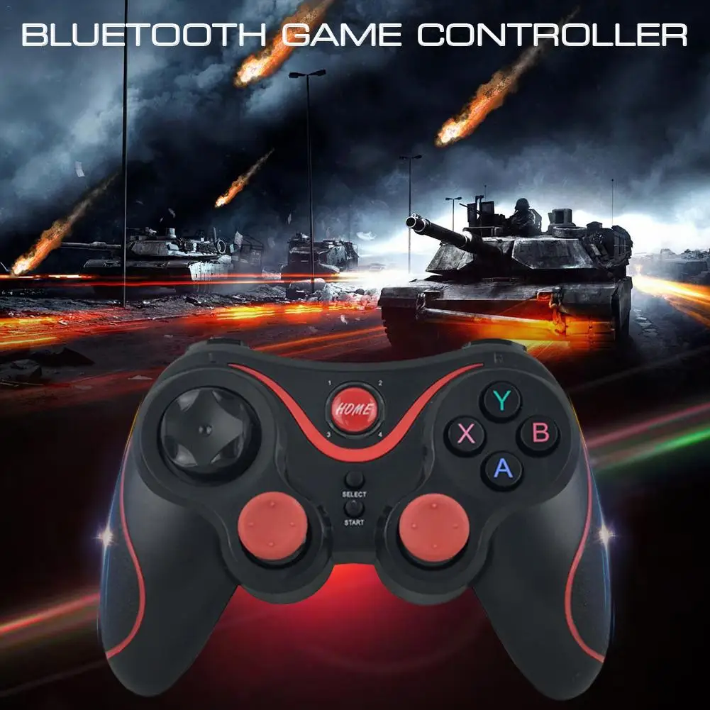 

T7 Bluetooth Game Controller Smart Wireless Joystick Gamepad For Android/IOS/Win 7/8/10 System Bluetooth Connection And PS3