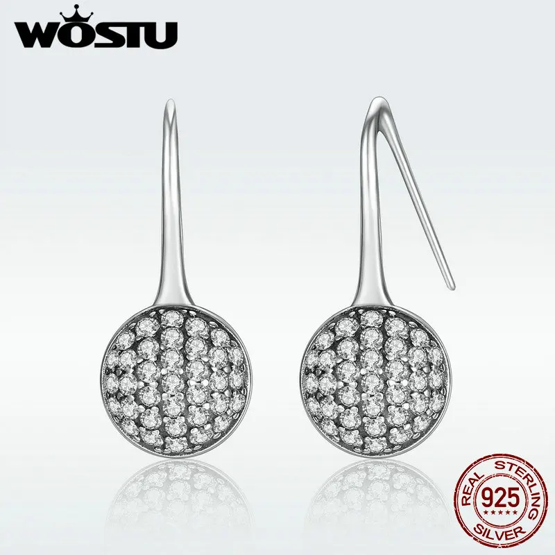 

Hot Sale 925 Sterling Silver Dazzling Droplets Stud Earrings For Women Compatible With Original WST Jewelry Gift