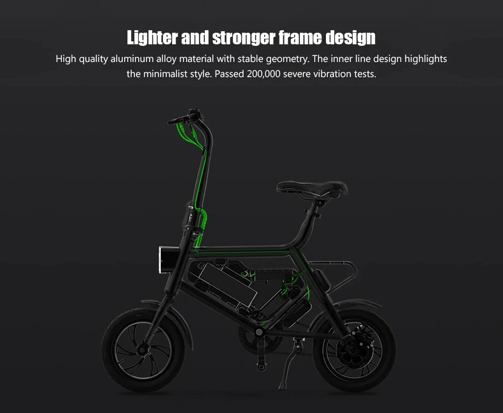 Clearance Updated Version Xiaomi HIMO V1S Portable Folding Electric Bike 20km/h Smart Bicycle 7.8AH ebike Outdoor Xiaomi Electric scooter 6