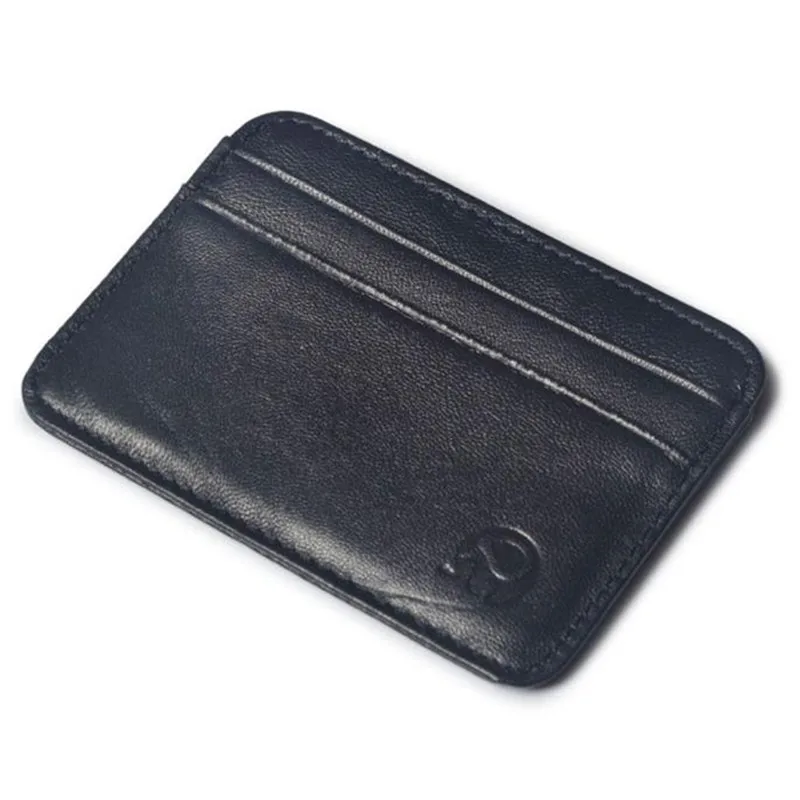 ZHDAOR Slim Credit Card Holder Mini Wallet ID Case Purse Bag Pouch tarjetero porte carte bancaire porte carte 40MA1107