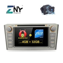 7 «ips Android 8,0 DVD для Toyota Avensis T25 2003 2004 2005 2006 2007 2008 Авто Радио FM RDS стерео Wi-Fi gps навигации