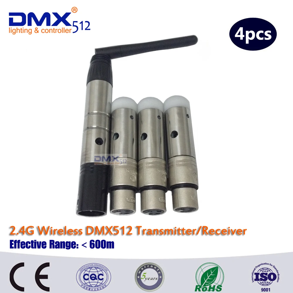 7 шт. Беспроводной DMX512 трансляции DFI DMX512 Беспроводной приемник и передатчик беспроводной, DMX 512 комплект для сценового освещения