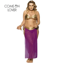 Сексуальное женское белье Comeonlover размера плюс, платье шаровары для косплея, экзотические сексуальные костюмы для танцоров, RI70014