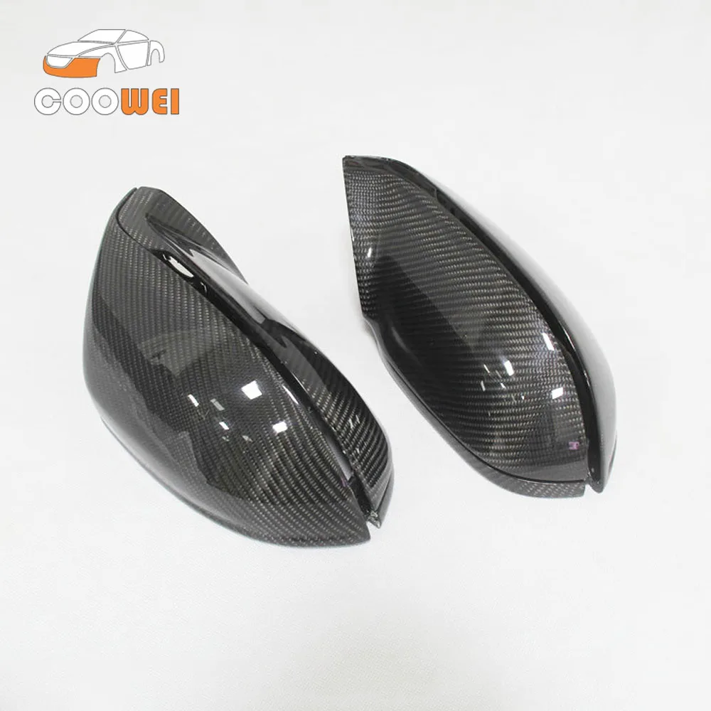 

1SET mirror for Audi A7 S7 carbon fiber auto side mirror rear view mirror 2011-2014 Replacement style without lane assit