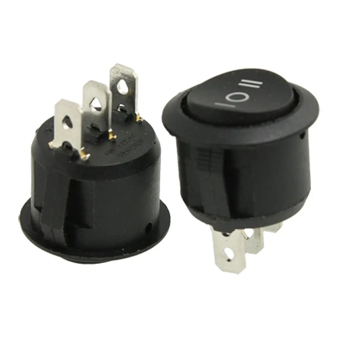 

2 x AC 6A/250V 10A/125V 3 Pin SPDT ON/OFF/ON 3 Position Round Boat Rocker Switch