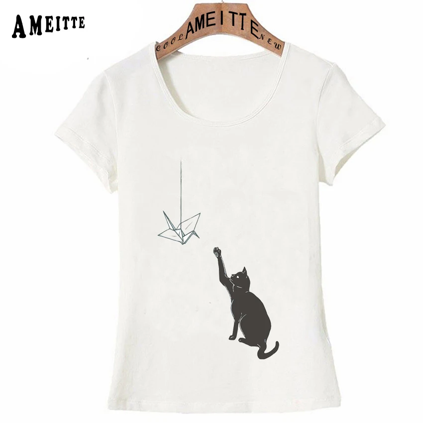 cat print t shirt