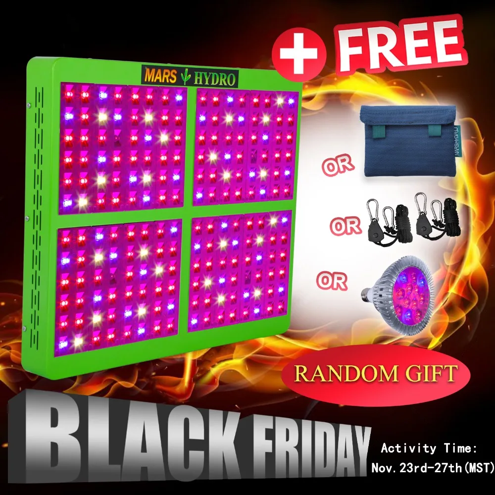 

Mars Hydro Full Spectrum Reflector 1000W LED Grow Light Indoor Garden Hydro System Indoor Grow Tent Plants Hydroponics