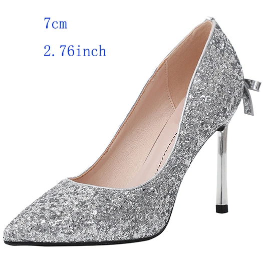 Dress Metal 2021 High Heels Ladies Size 