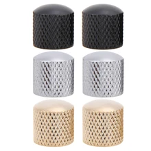 Гитарные части 4 шт. гитарные басовые купольные тональные ручки для электрогитары ручка управления громкостью Струнные инструменты аксессуары 54 г