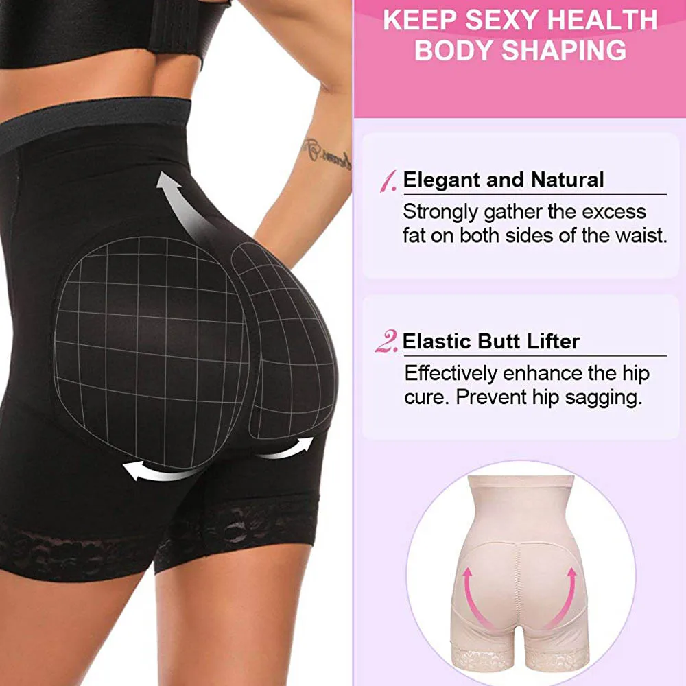 Tanie Lover Beauty Butt Lifter gorset waist trainer modelowanie pasek bielizna urządzenie do modelowania sylwetki Shapewear odchudzanie figi Butt Lifter Ass majtki A