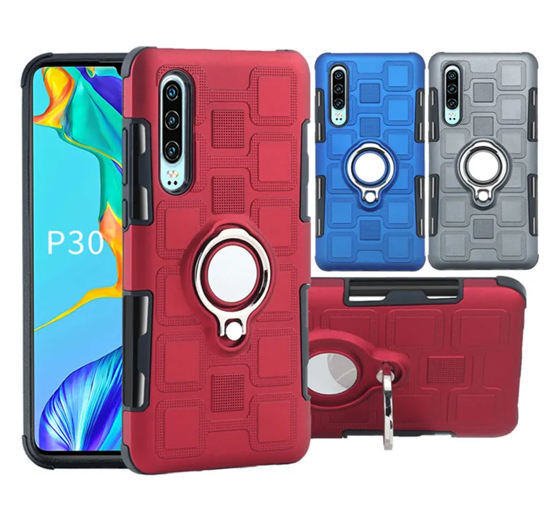 

Case for Huawei P30 pro Cover huawai P30LITE protective capa ring stand huwai P30light phone coque huaway P 30 lite shockproof