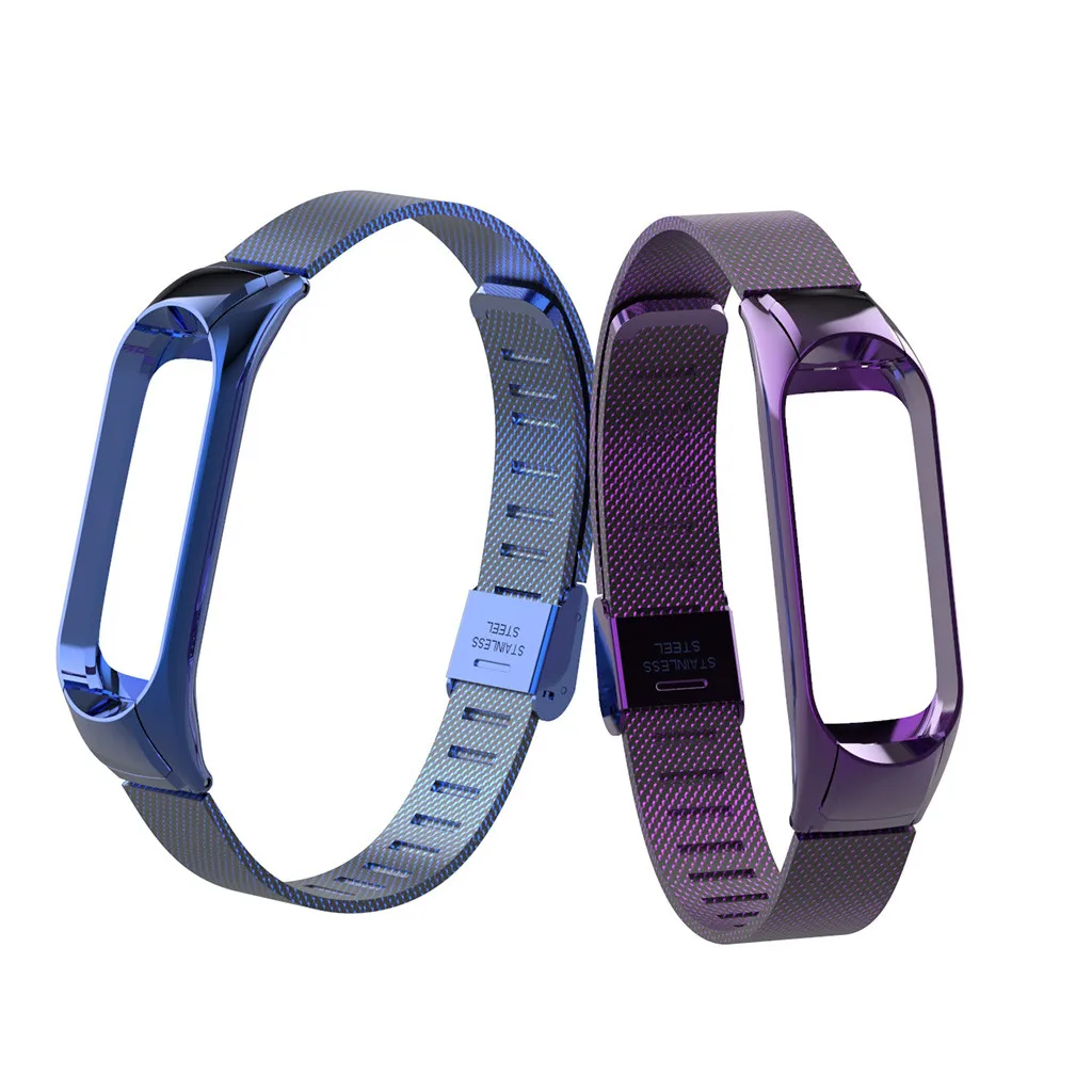 Mi lanese магнитный браслет на петле ремешок+ металлический чехол для Xiaomi mi Band 3 часы из нержавеющей стали ремешок для mi Band L0501