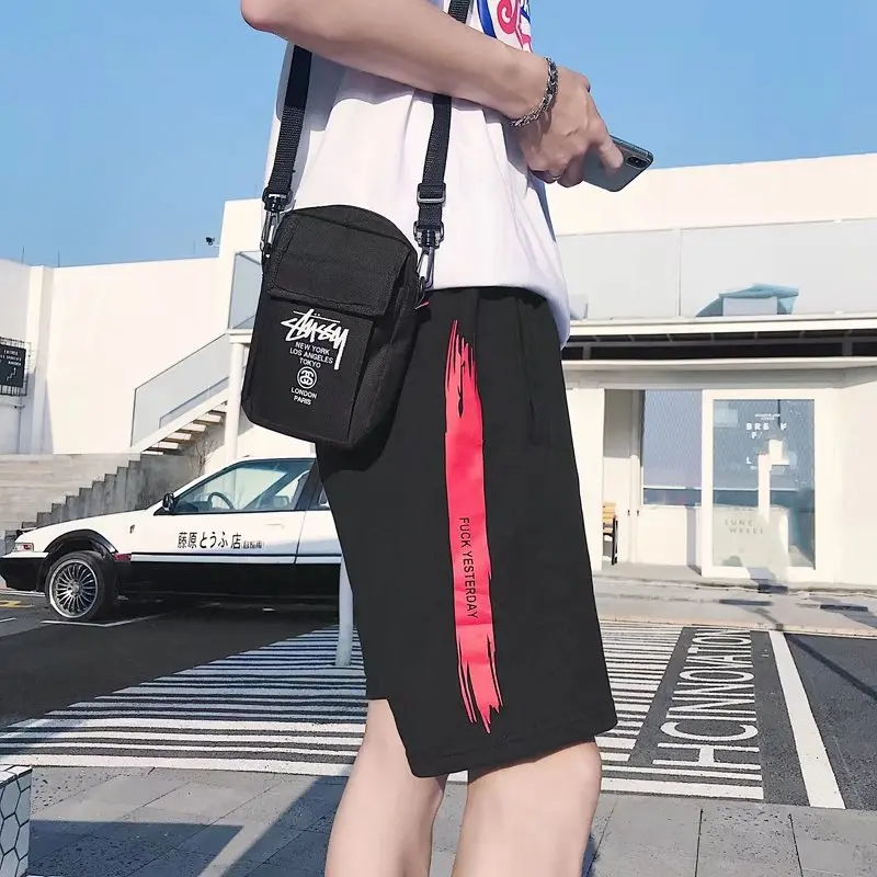 

Trendy shorts, men's five-point pants, summer Korean version of casual pants, new fashion, loose beach, big men's underpants.