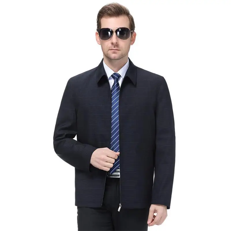 Плюс 8XL 6XL 5XL куртка мужская бейсбольная куртка кэжуал весна осень мода Slim Fit Мужская куртка тонкие куртки брендовая повседневная куртка - Цвет: blue