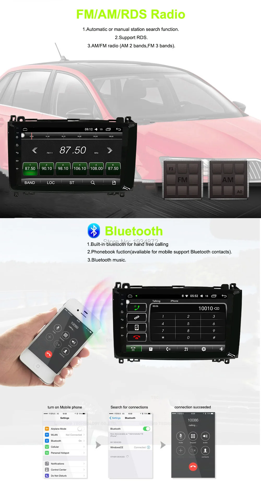 Discount Funrover 2 din car dvd radio gps multimedia player For Mercedes Benz Sprinter B200 W209 W169 W169 B-class W245 B170 Vito W639 8