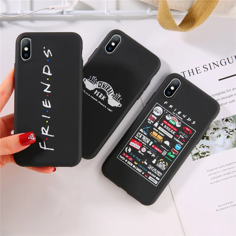 For iPhone 6 6s 7 8 Plus X XR XS Max 11 Pro Max 5 5s SE Phone Case Central Perk Friends Soft TPU Case For iPhone XS For iPhone 6 6s 7 8 Plus X XR XS Max 11 Pro Max 5 5s SE Phone Case Central Perk Friends Soft TPU Case For iPhone XS
