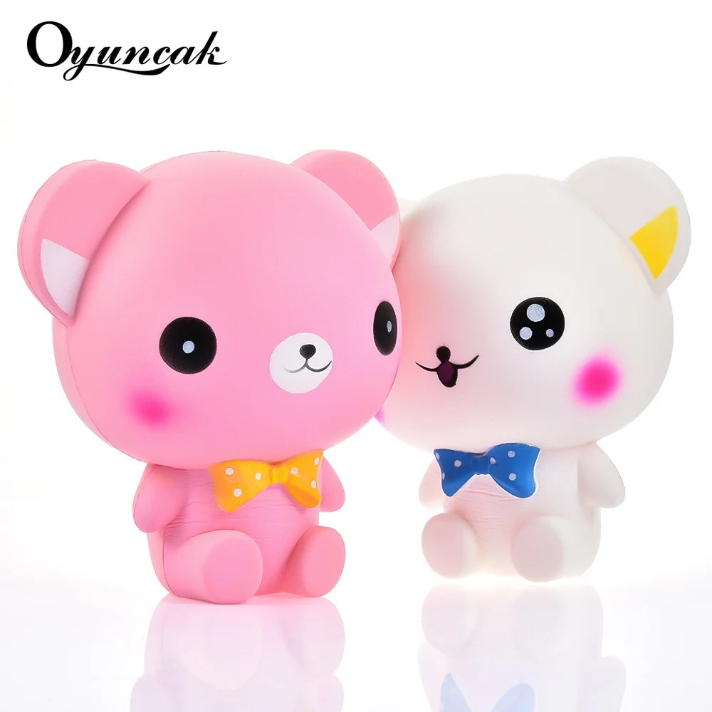

Oyuncak Fun Bears Gags Practical Jokes Funny Gadgets Jumbo Squishy Toys Kawaii Squishies Bowknot For Kid