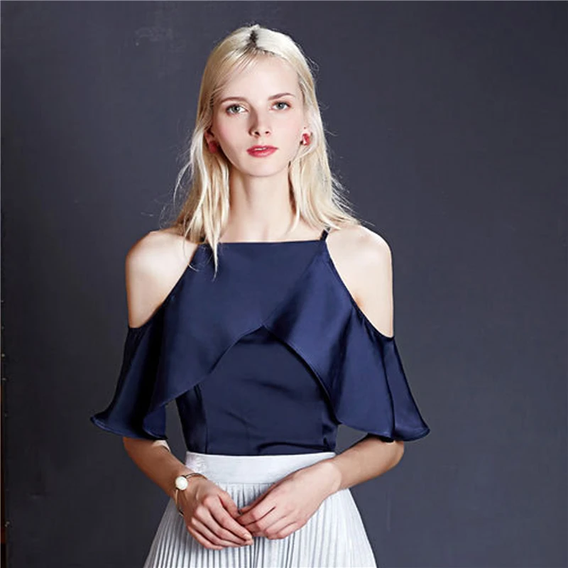 Buy Off Shoulder Top Butterfly Sleeve 2018 Summer
