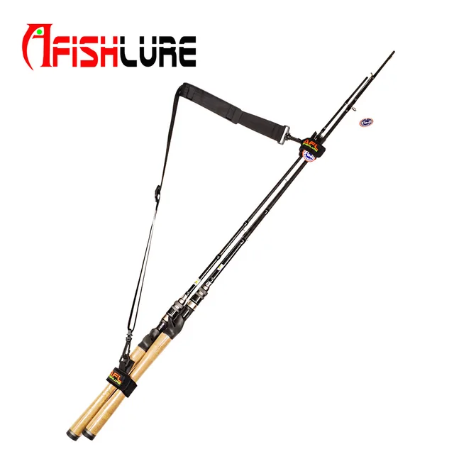 Afishlure Fishing Rod Carry Strap Bait Cast Rods Travel Belt Replacing