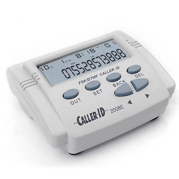 Phone Adapter Grey White FSK / DTMF Telephone Caller ID