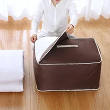 Newly Solid Oxford Closet Organizer Home Quilt Sundries Storage Bag 1 Piece 60*41*35cm Wardrobe Organizer Clothing Container