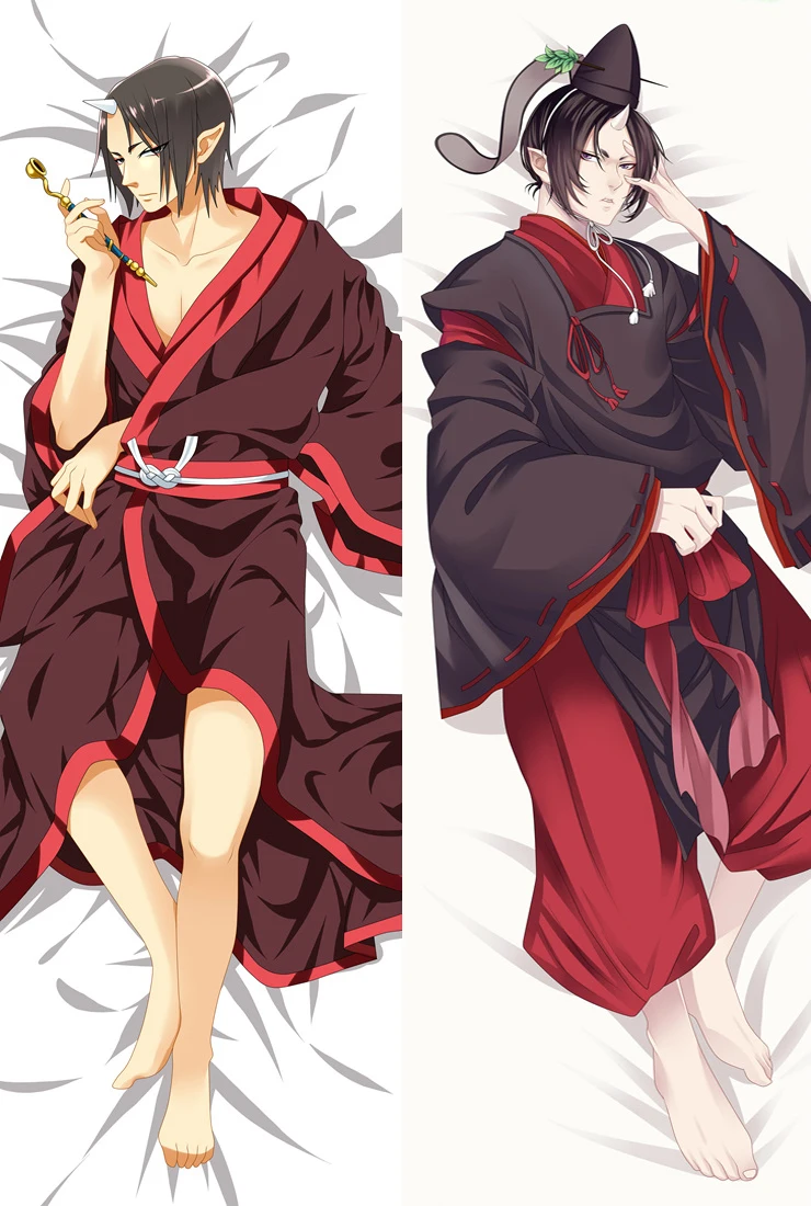 Обновленная информация от декабря, японский аниме Hoozuki no Reitetsu cool boy HOZUKI hugging Body pillow Чехол Dakimakura body pillow cover Чехол - Цвет: 1