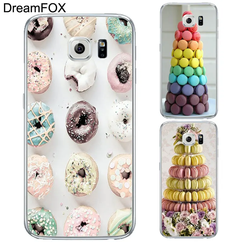 Мягкий силиконовый чехол DREAMFOX L206 Macarons из ТПУ для samsung Galaxy S5 S6 S7 S8 S9 S10 S11 5G S11E S10E Lite Edge