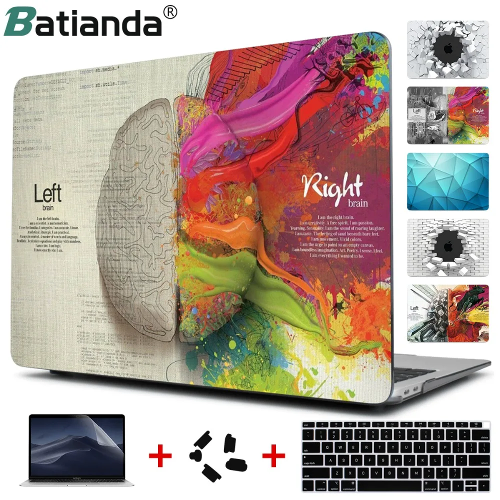 Batianda чехол для ноутбука с кристаллами для Apple MacBook Air Pro retina 11 12 13 15 для New Pro 13 15 дюймов Touch Bar New Air13 A1932