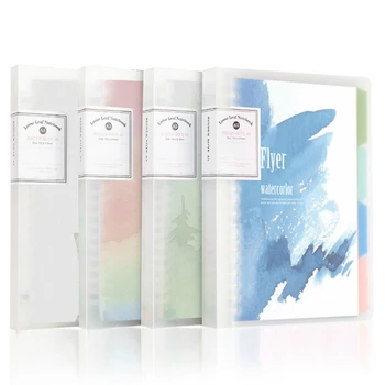 

a5 frosted transparentnotebook stationery book Korean student coil notepad removable loose-leaf notebook waterproof