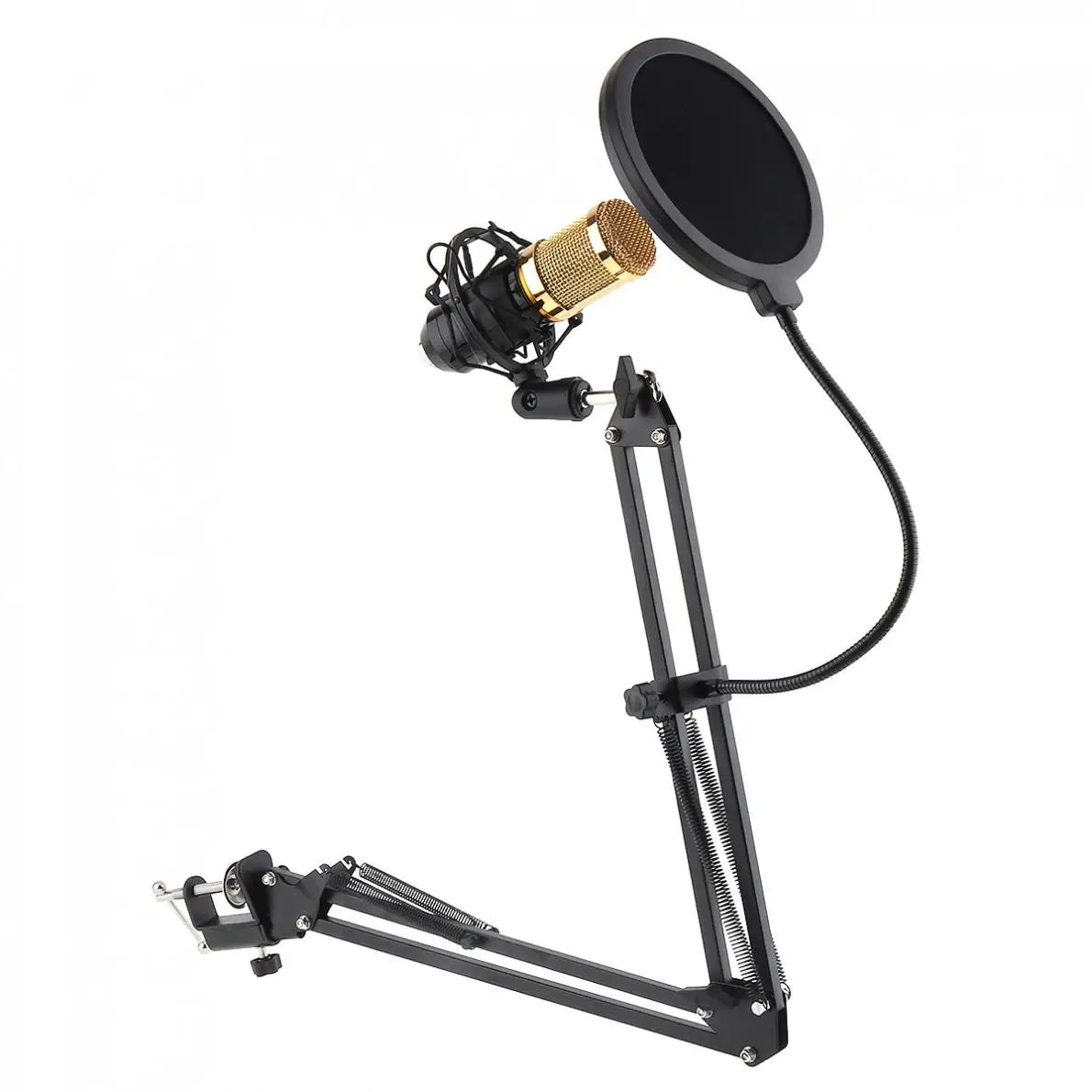 com suporte braço e filtro pop para