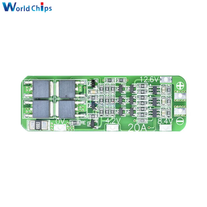 1S 2S 3S 4S 2.5A 3A 20A 30A литий-ионный аккумулятор 18650 зарядное устройство PCB плата защиты BMS для бурильного мотора Lipo сотовый модуль