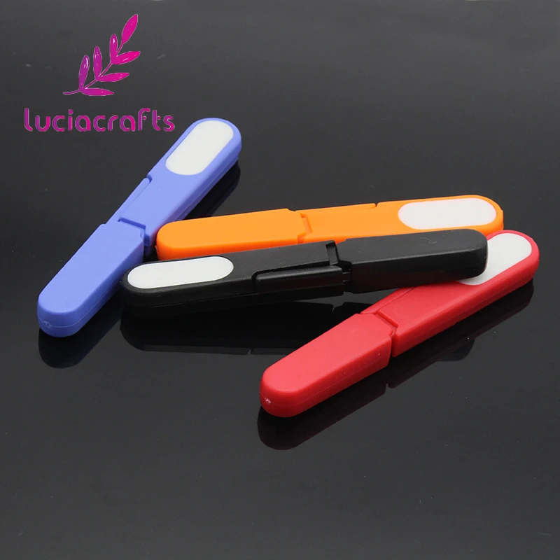 

Lucia crafts 1piece Cross Stitch Scissors DIY Portable Plastic Handle Yarn Scissors Embroidery Tailors Sewing Supplies J0305