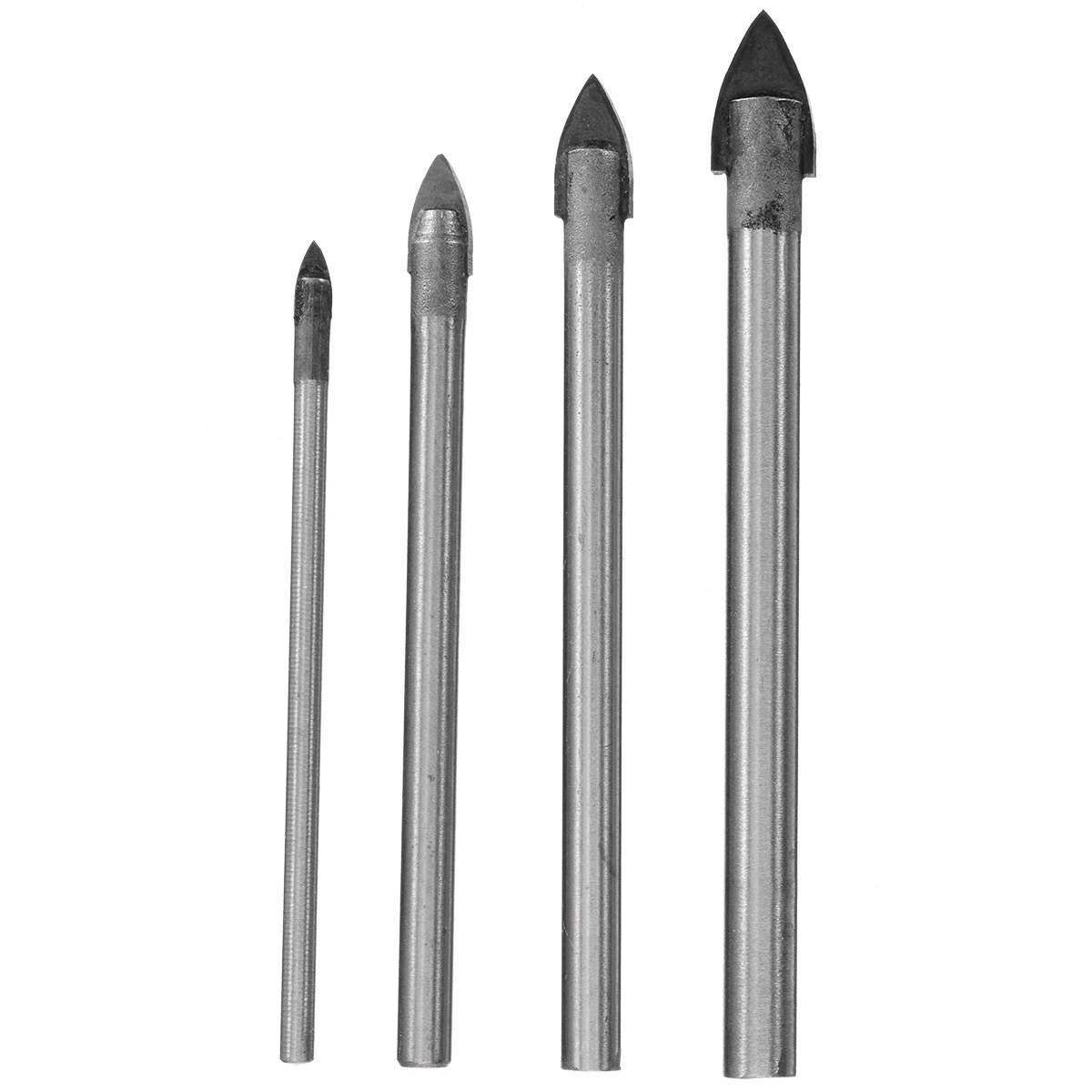 4pcs New Glass Drill Bit Tile 3mm/5mm/6mm/8mm Ceramic Drill Bit Head Set for Standard Drilling Chuck Hand Power Tool