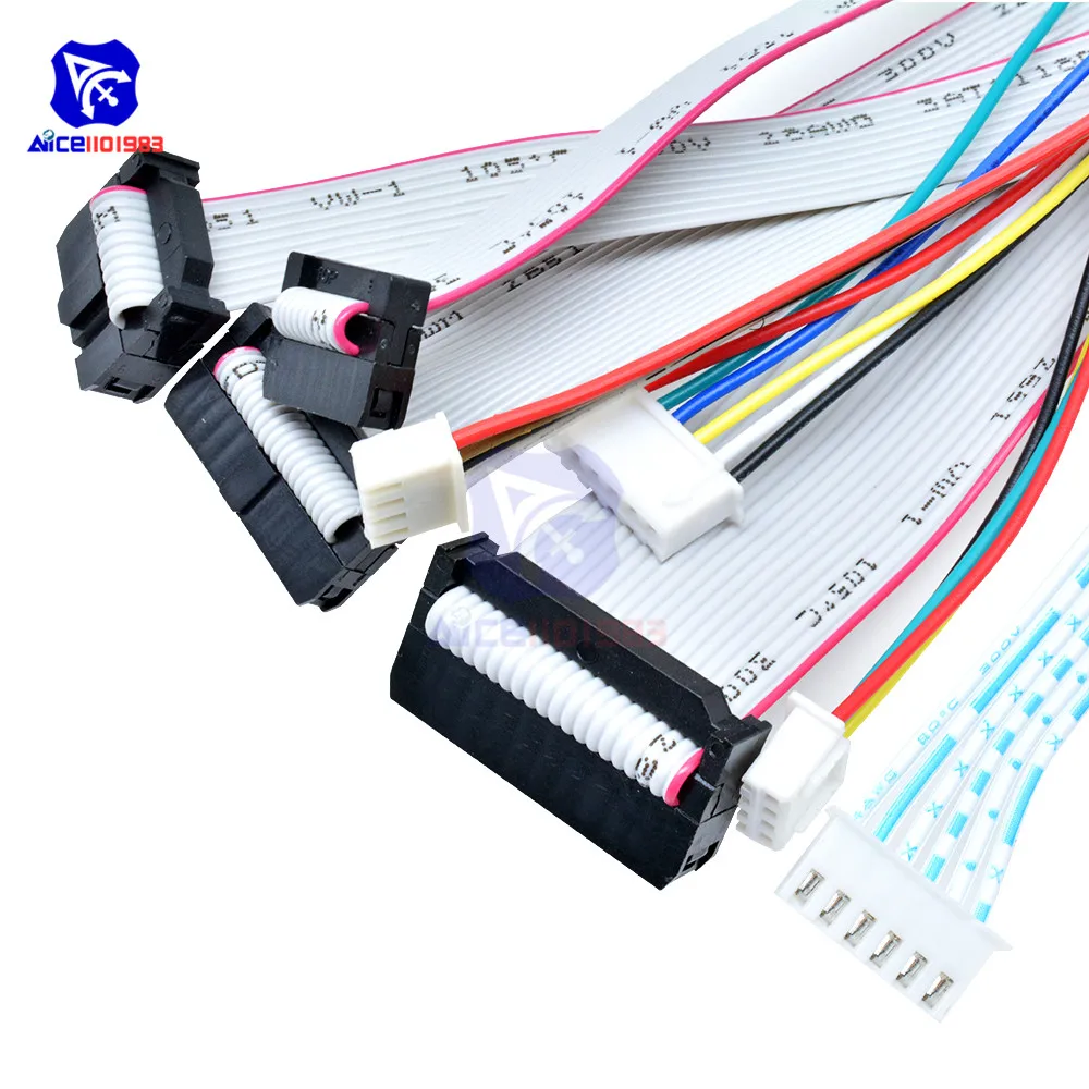 Эмулятор V8 JTAG адаптер преобразователь для J Link с 8 шт. 4 контактный 6 10 20 серый