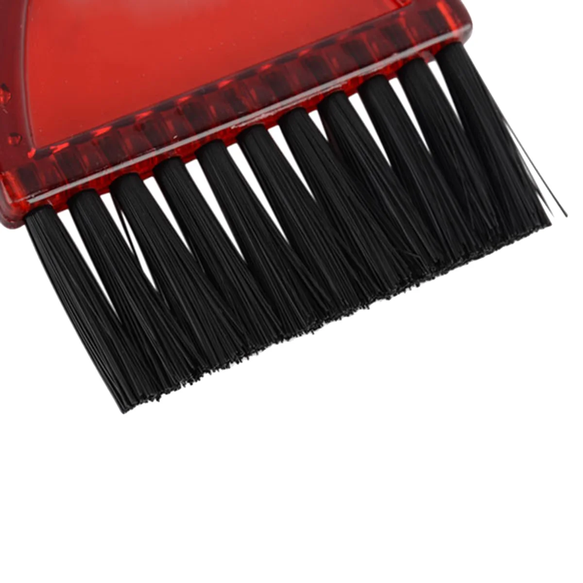 Mayitr 1pc Hair Dye Colouring Brush Comb Red Acrylic Tint Hair Dye Brush Barber Salon Tint Hairdressing Color Styling Tools