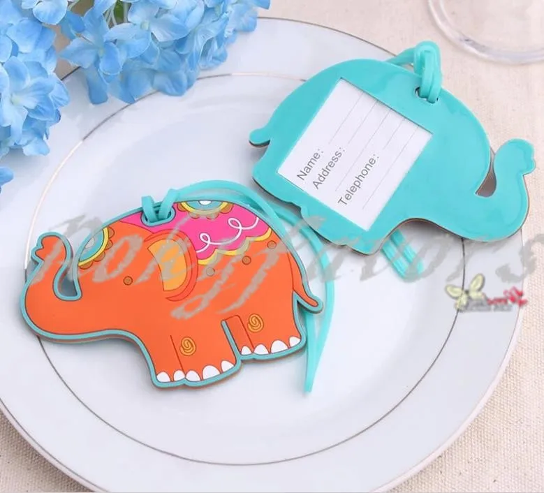 elephant luggage tag a01