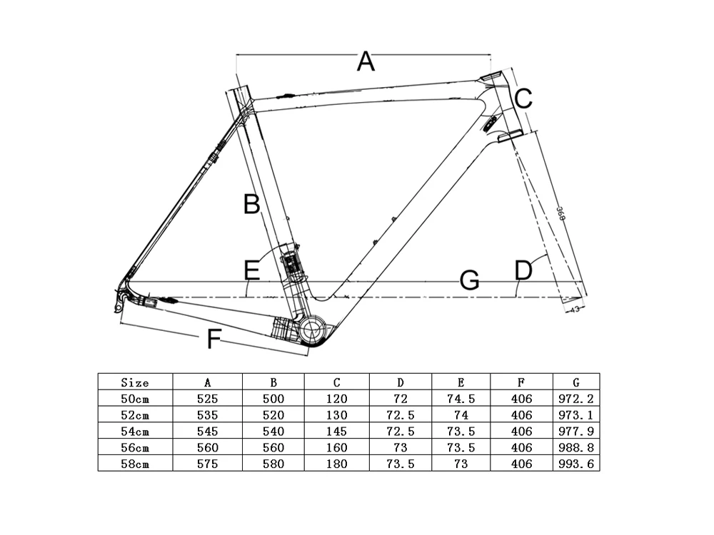 Best Clearance High Quality Full Carbon Fiber UD Matt Matte Road Bicycle Racing Bike 700C Frame - 56cm / 58cm 0