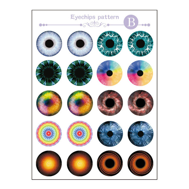 Blythe Doll Eyechip Patterns Eyechips Tools Customization Kit