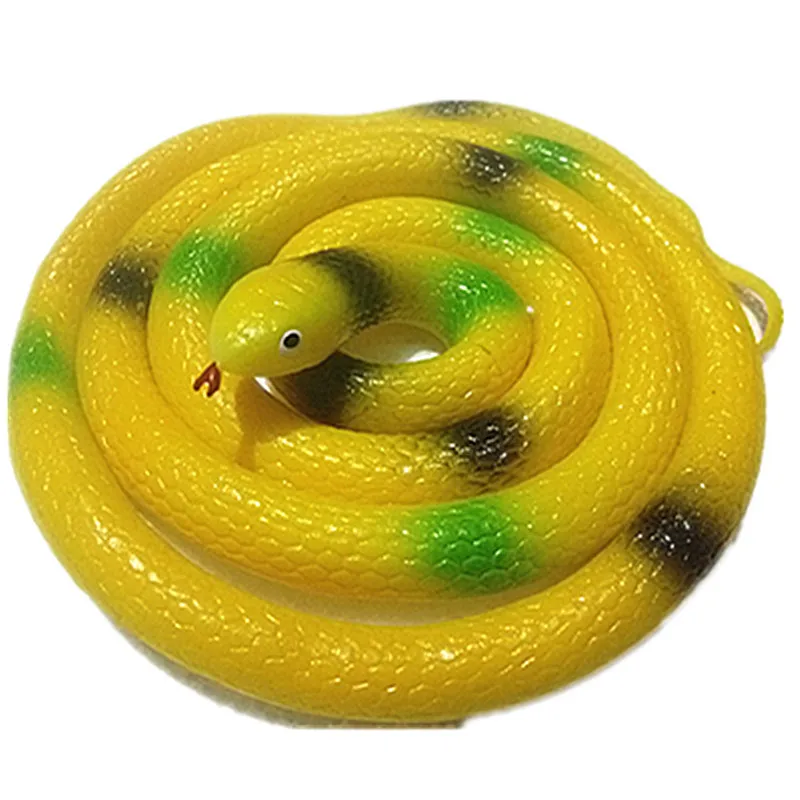 

130cm Realistic Plastic Tricky Toy Fake Snakes Garden Props Joke Prank Halloween Horror Toys for Adults PP Plastic Snake Model